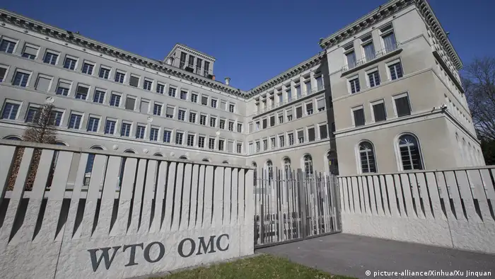 Hauptgebäude der WTO in Genf