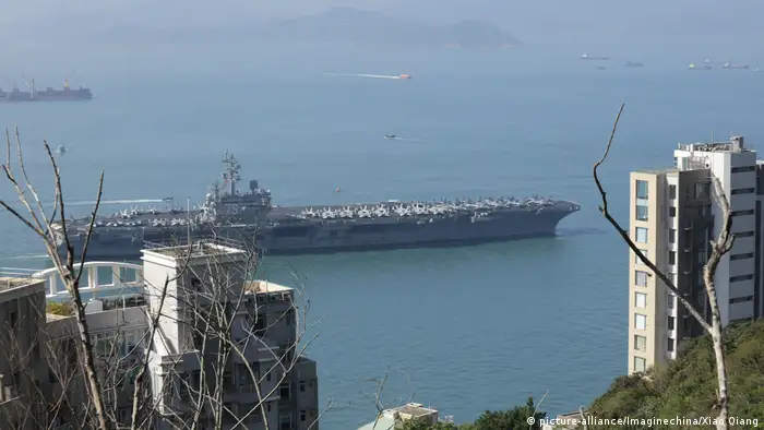 Hongkong Flugzeugträger USS Ronald Reagan