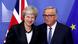 Theresa May and Jean-Claude Juncker Theresa May and Jean-Claude Juncker