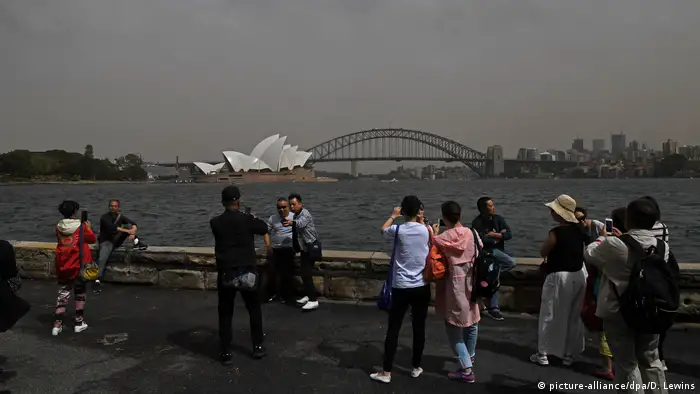 Australien Sandsturm über Sydney