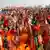 Hindus protestieren in Ayodhya, Indien