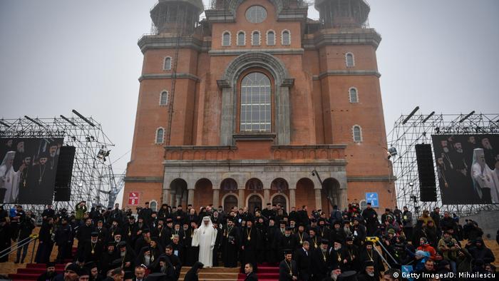 Rumänien Bukarest Einweihung Kathedrale zur Erlösung des Volkes