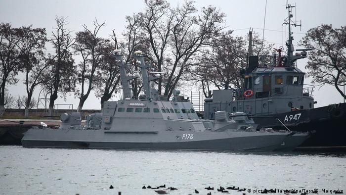 Russland Konflikt Krim Ukraine | Ukrainische Schiffe im Hafen von Kerch 