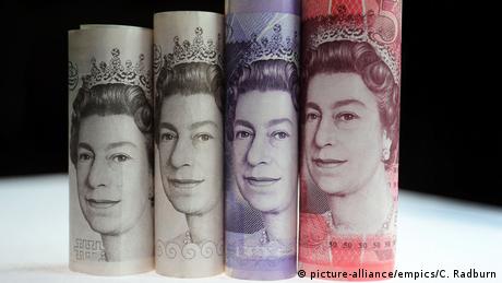 Queen Elizabeth on UK banknotes