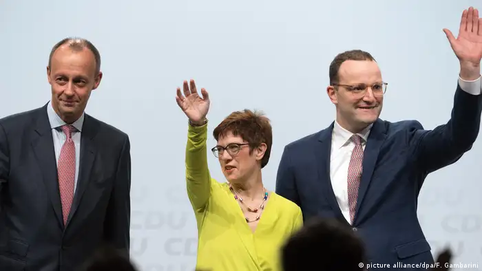 Deutschland CDU-Regionalkonferenz Düsseldorf l Merz, Kramp-Karrenbauer und Spahn