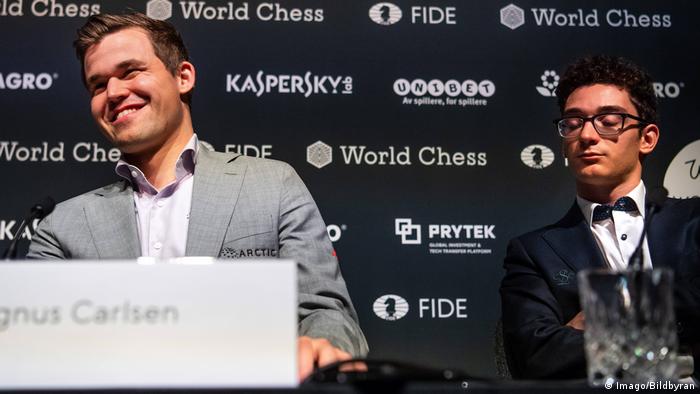 Schachweltmeisterschaft 2018 | Magnus Carlsen vs. Fabiano Caruana | Sieger Carlsen (Imago/Bildbyran)