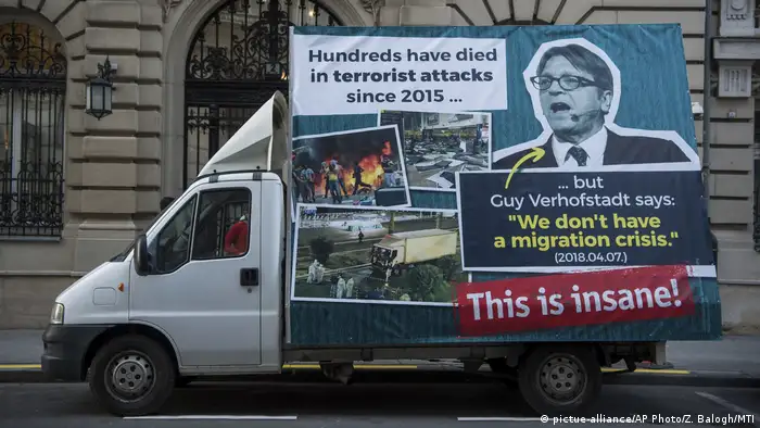 Ungarn Verhofstadt Billboard