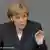 German Chancellor Angela Merkel addressing the Bundestag