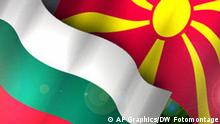 Symbolbild Mazedonien Bulgarien Fahnen Flaggen Fahne Flagge