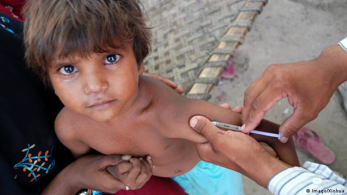 Masern-Impfung in Ostpakistan