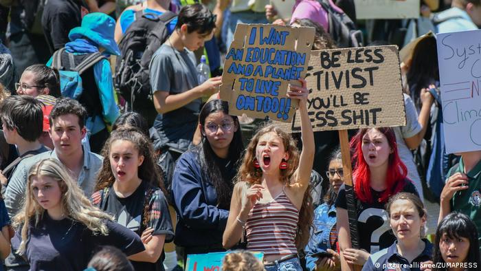 Australien Schüler Studierende Streik Klimawandel Protest