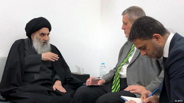  Großajatollah Ali al-Sistani (l., Archivbild)