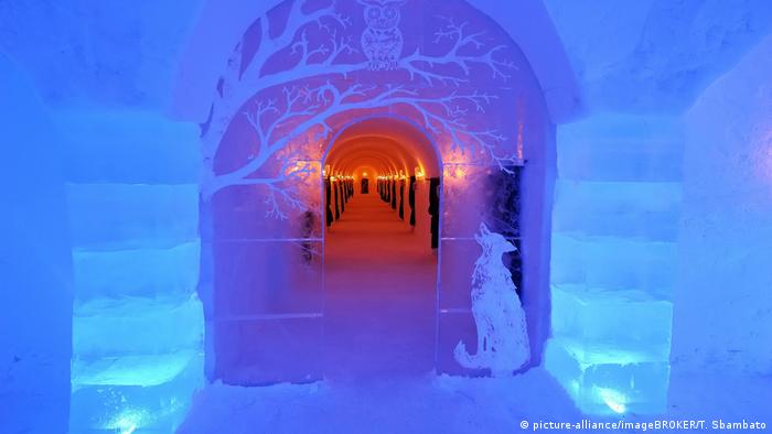Sorrisniva Igloo-Hotel в норвежской коммуне Алта