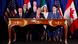 U.S. President Donald Trump, Canada's Prime Minister Justin Trudeau and Mexico's President Enrique Pena Nieto attend the USMCA signing ceremony before the G20 leaders summit in Buenos Aires, Argentina November 30, 2018. U.S. President Donald Trump, Canada's Prime Minister Justin Trudeau and Mexico's President Enrique Pena Nieto attend the USMCA signing ceremony before the G20 leaders summit in Buenos Aires, Argentina November 30, 2018.