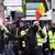 Belgien „Gelbwesten「-Proteste in Brüssel - Demonstration gegen Steuererhöhung auf Diesel u Benzin