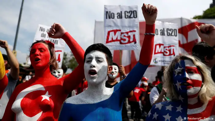 Argentinien G20 Gipfel 2018 - Gegenproteste in Buenos Aires