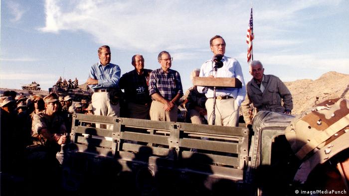 Ex-US-Präsident George H. W. Bush Golfkrieg