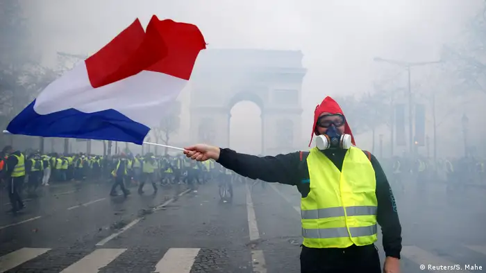 Proteste Gelbwesten in Paris (Reuters/S. Mahe)