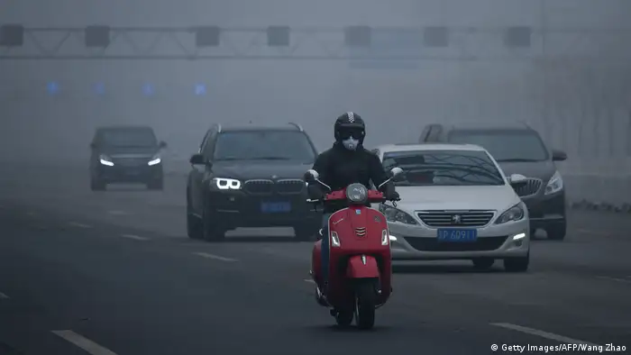 China Luftverschmutzung in Peking