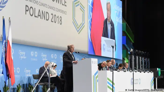 UN-Klimakonferenz 2018 in Katowice, Polen | Antonio Guterres, UN-Generalsekretär