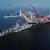 Das Verlegeschiff "Audacia" verlegt in der Ostsee vor der Insel Rügen Rohre für die Gaspipeline Nord Stream 2