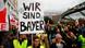 Bayer employees protesting Bayer employees protesting