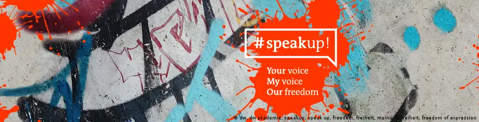 #speakup! Headerbanner englisch