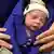 Un bebé recién nacido por cesárea.