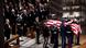 The casket of George H.W. Bush arrives at Washington DC's National Cathedral l Trauerzeremonie The casket of George H.W. Bush arrives at Washington DC's National Cathedral l Trauerzeremonie