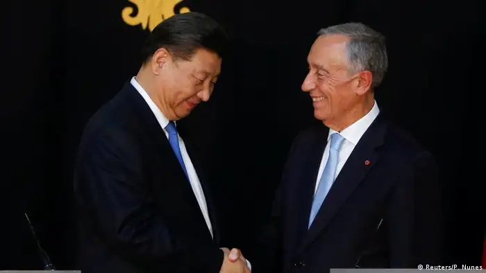 Portugal Marcelo Rebelo de Sousa empfängt Xi Jinping