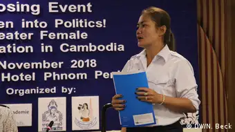 Kambodscha Abschlussveranstaltung Women into Politics in Cambodia