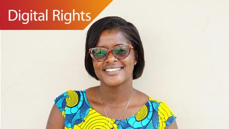 Vivian Affoah, Senior Programme Officer for Freedom of Expression Media Foundation for West Africa (MFWA) in Accra, Ghana (DW/J. Endert)