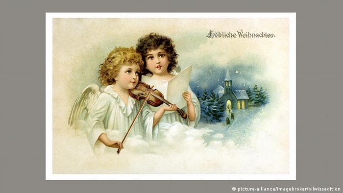  Рождественская почтовая открытка, 1900 год