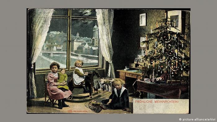 Рождественская почтовая открытка, 1934 год