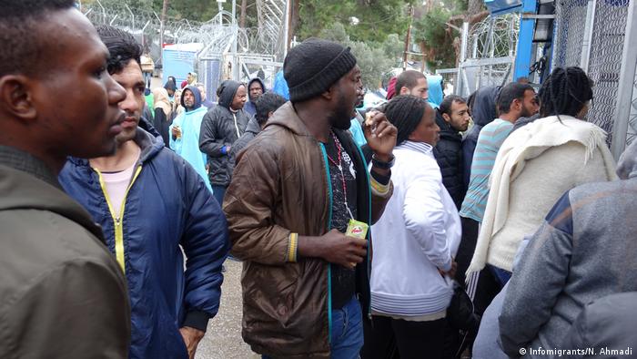 Flüchtlingslager auf der Insel Samos (Foto: Infomigrants/N. Ahmadi)