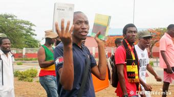 Angola Junge Arbeitslose protestieren
