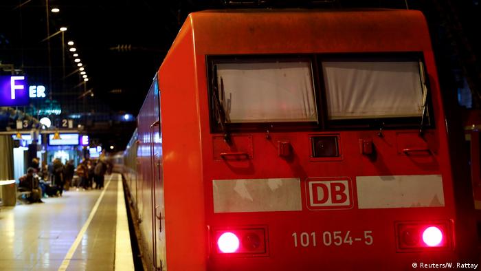 Warnstreik bei der Deutschen Bahn