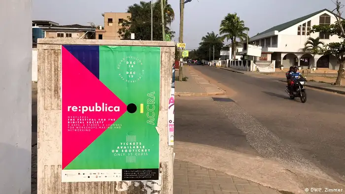 Ghana Accra - re:publica Konferenz Poster