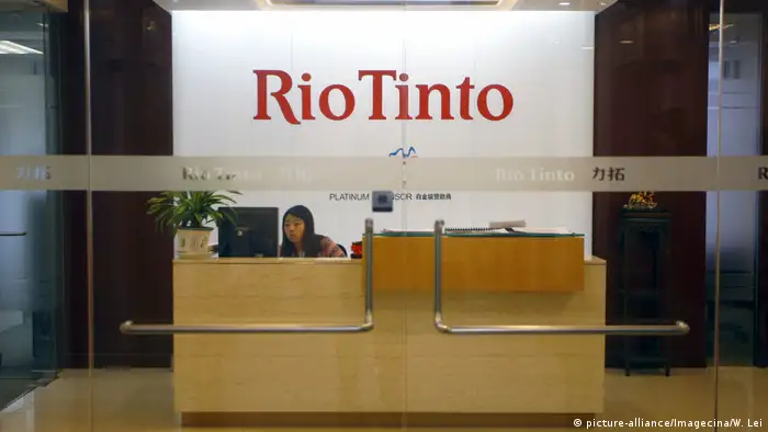 China Rio Tinto, Bergbaugesellschaft (picture-alliance/Imagecina/W. Lei)