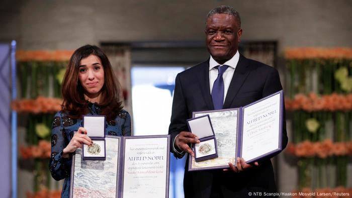 Verleihung Friedensnobelpreis Denis Mukwege Nadia Murad