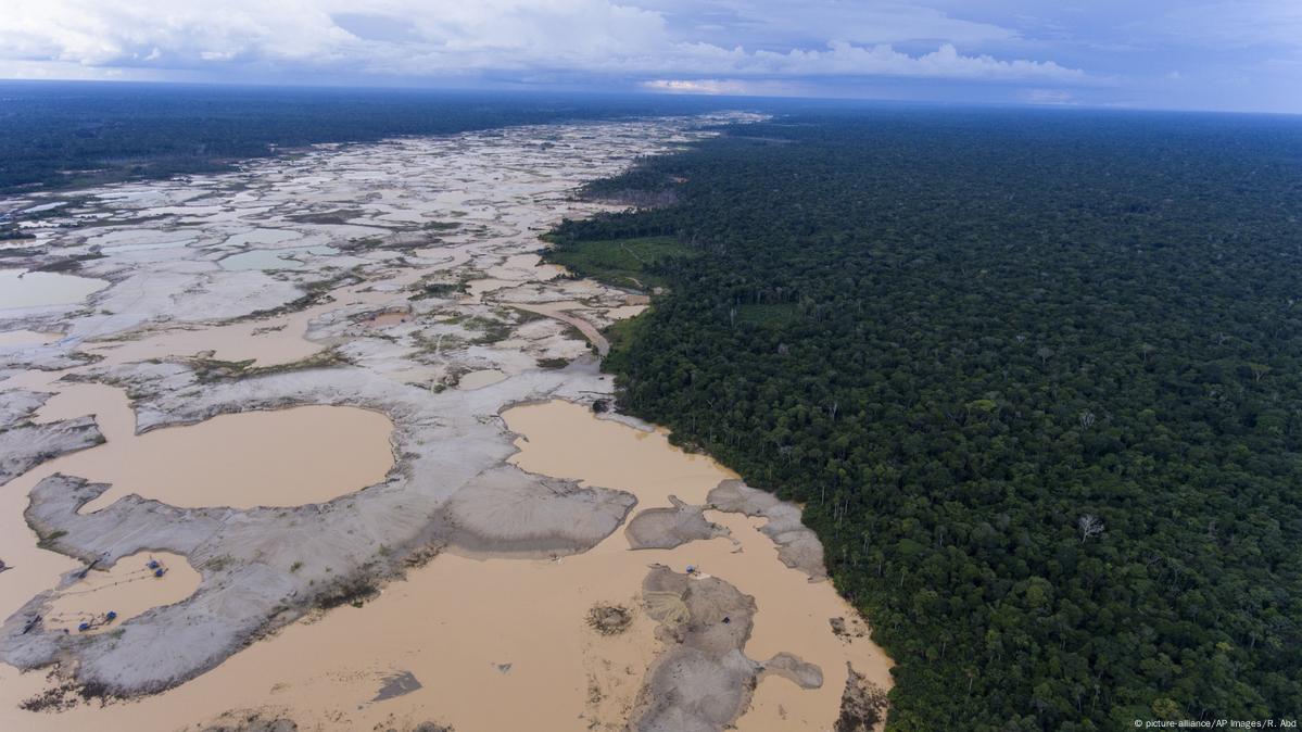 Combating Illegal Gold Mining in the  Rainforest With Maxar's…