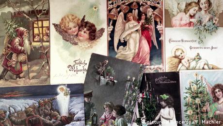 Първите коледни картички са отпечатани в Англия през 1843 година