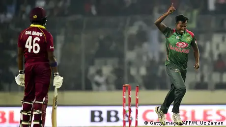 Cricket-Spiel Bangladesch vs Westindische Inseln (Getty Images/AFP/M. Uz Zaman)