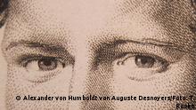 Alexander von Humboldt by Auguste Desnoyers, 1805 (a detail) - photo by Timothy A. Rooks