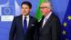 Italian Prime Minister Giuseppe Conte with European Commission President Jean-Claude Juncker in Brussels Italian Prime Minister Giuseppe Conte with European Commission President Jean-Claude Juncker in Brussels