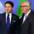 Italian PM Giuseppe Conte and EU Comission president Jean-Claude Juncker 