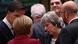 Chancellor Angela Merkel talks with British Prime Minister Theresa May as Belgium's Prime Minister Charles Michel looks on, as they take part in a European Union leaders summit in Brussels, Belgium December 13, 2018 Chancellor Angela Merkel talks with British Prime Minister Theresa May as Belgium's Prime Minister Charles Michel looks on, as they take part in a European Union leaders summit in Brussels, Belgium December 13, 2018