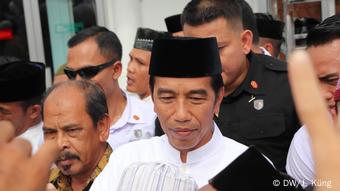Indonesien Präsident Jokowi Joko Widodo auf Wahlkampfbesuch in Banda Aceh