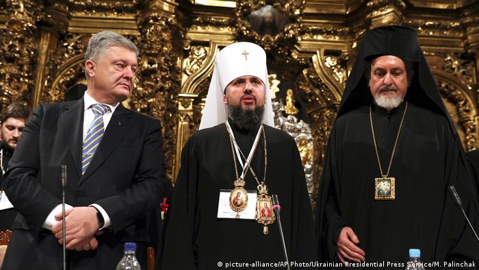 На объединительном соборе православных церквей в Киеве