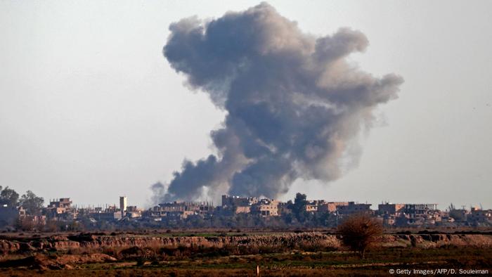 Syrien Angriffe US-geführte Koalition in Hajin